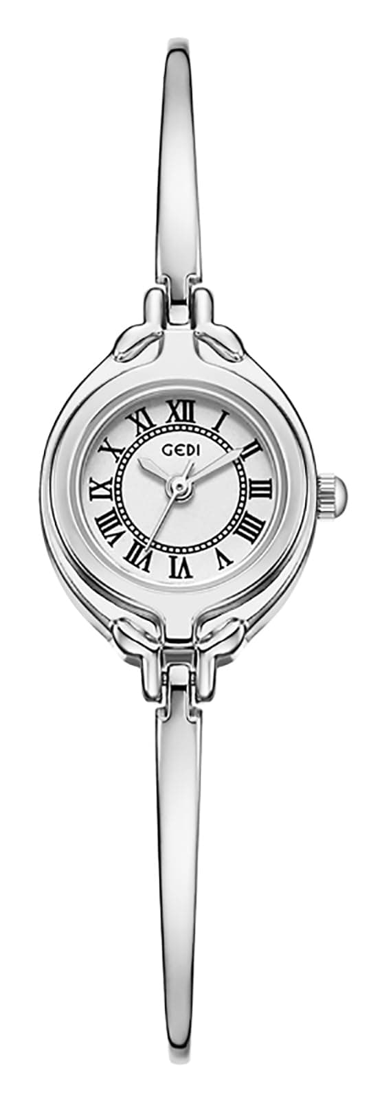 Classic Vintage Bangle-Style Women's Watch with Small Dial and Thin Strap Elegant Dress Analog Ladies Wristwatch Fashion Waterproof Quartz Women Watch