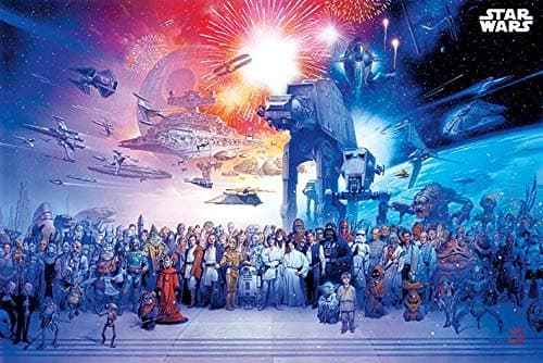Star Wars Universe Poster (One Size) (Multicoloured)