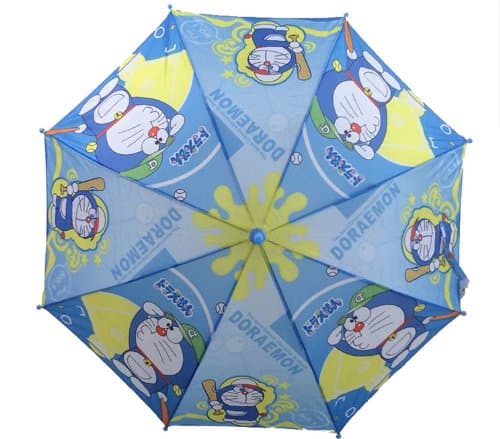 Doraemon Play Baseball Auto Open Kid Umbrella