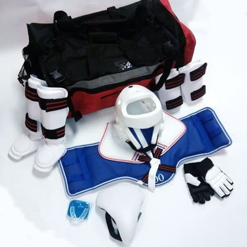 Tae Kwon Do Sparring Gear Set DELUXE SIZE X-LARGE (Size 5) MALE
