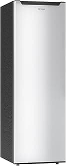 BANGSON Upright Freezer,7.0 Cu.ft Stand Up Freezer,Convertible Upright Freezer/Refrigerator,Single Door for Kitchen,Office,Apartment,Silver