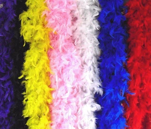 Do not be cause to feather shawl! [White] fine feather type stall Marabo cheongsam (japan import)