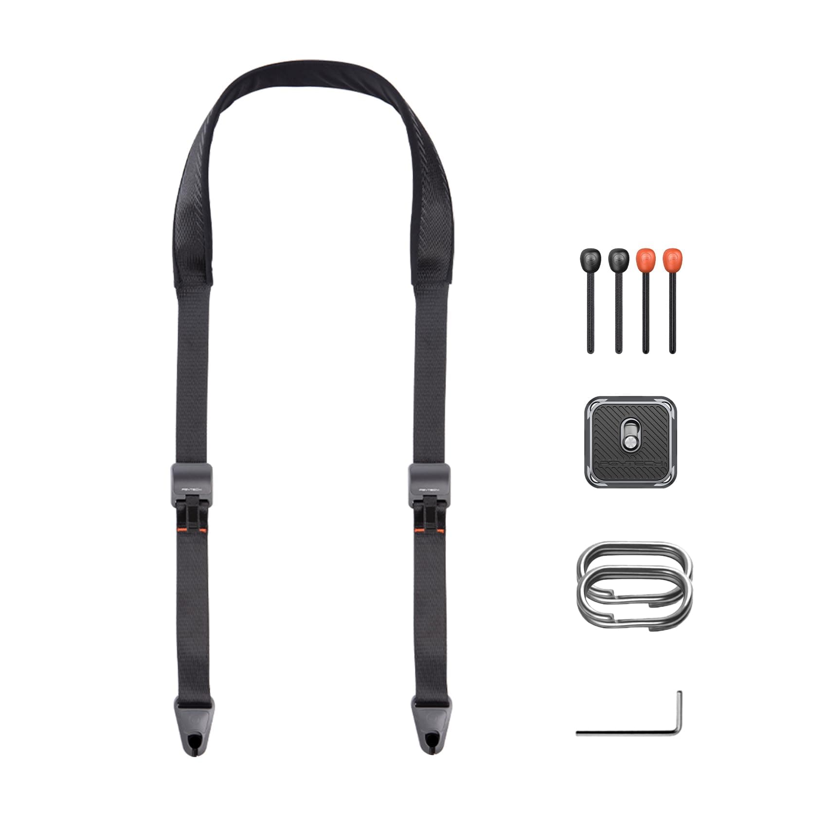 1.8" Wide Camera Shoulder Strap with Quick Release Plate Wide Camera Neck Straps Long for Photographers Adjustable for DSLR SLR (Night Black)