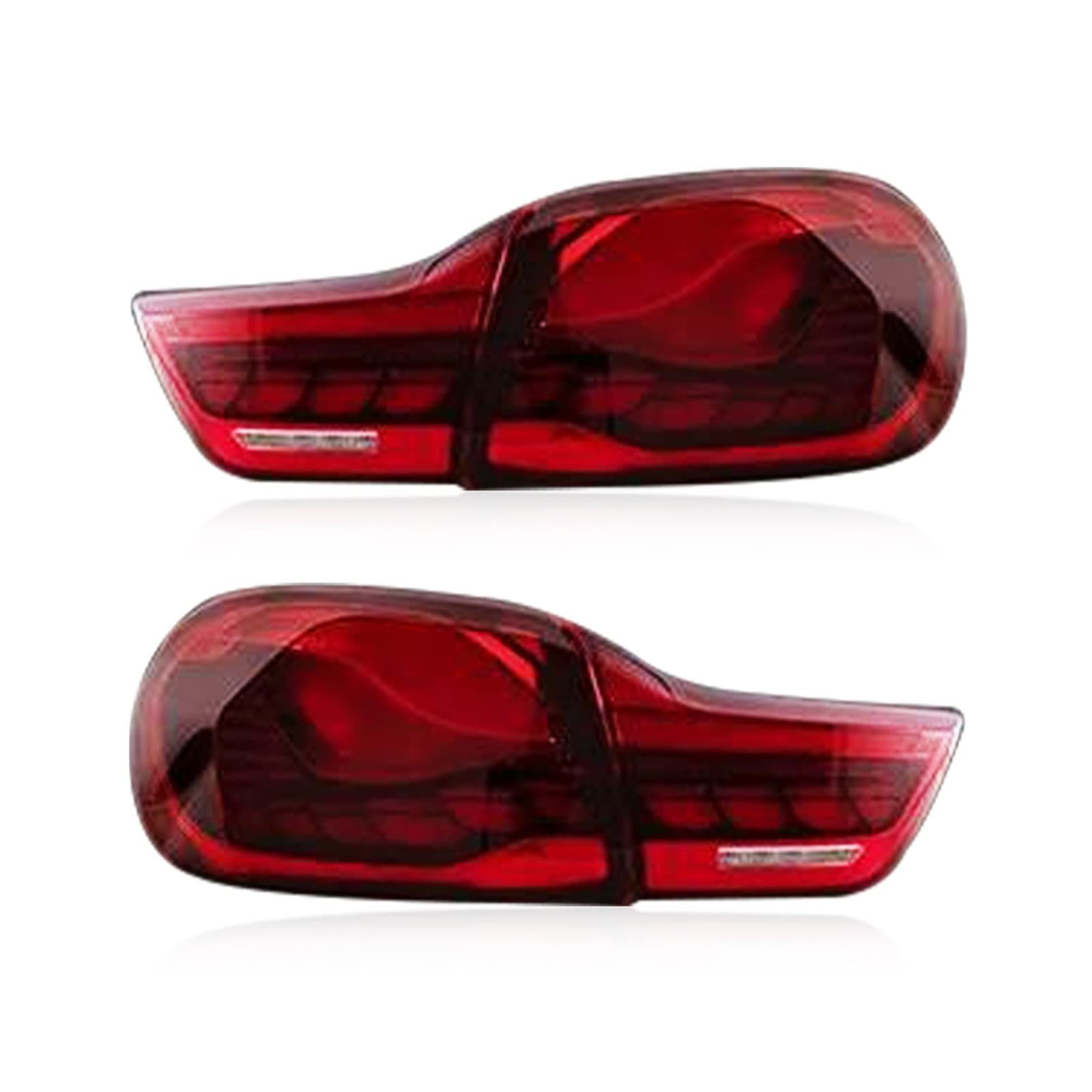 UTOYALighting Rear Tail Lamps Indicator Car - Taillight Tail Light For 4 Series F32 F33 F36 F82 F83 M4 2014-2020 Rear Fog Lamp+Brake+Reverse+Dynamic Turn Signal (Color : Red)