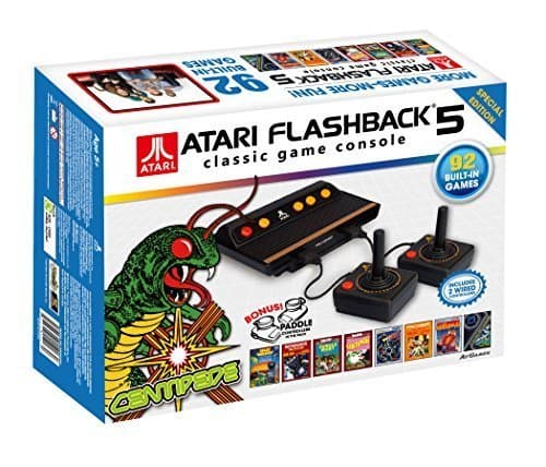 Atari Flashback 5 Classic Game Console Special Edition (2 Wired Controllers + 1 Pair of Paddles)