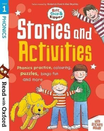 OXFORD UNIVERSITY PRESS Read with Stage 1: Biff, Chip and Kipper: Stories and Activities: Phonics practice, colouring, puzzles, bingo fun and more