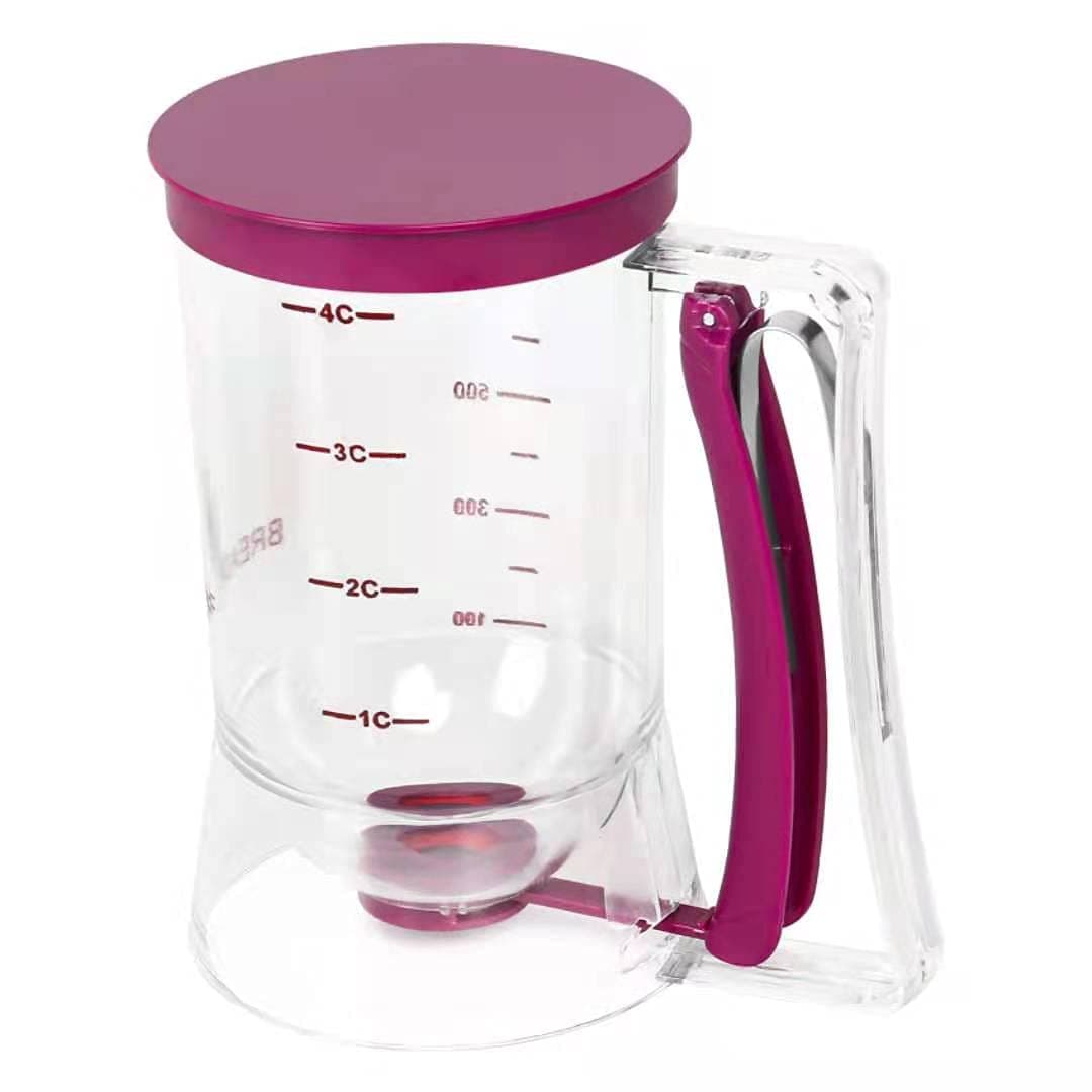 Cupcake Batter Separator for Baking - Measuring Tool with Cream Separator Cups, Best Gift for Friends (Purple)
