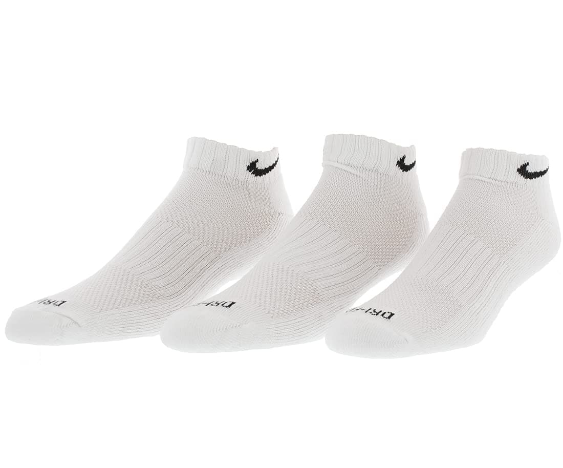 Dri-FIT Low-Cut Socks White/Black Size Pair Large