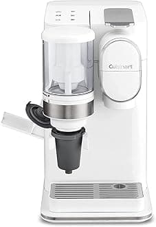 Cuisinart Single-Serve Coffee Maker + Coffee Grinder with 8 oz., 10 oz., and 12 oz. Serving Size, Compatible with Single-Cup Pods, 48-Ounce Removable Reservoir, Stainless Steel, DGB-2W
