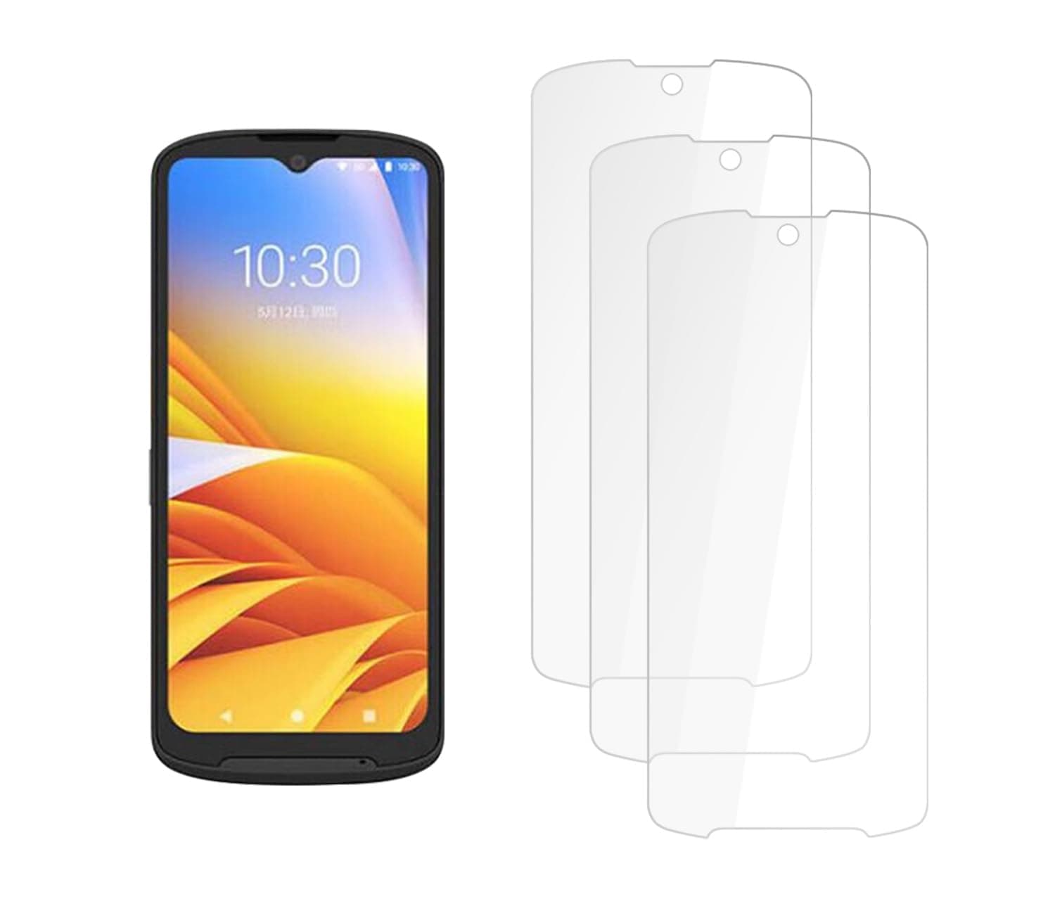 3pcs Tempered Glass Screen Protector for Zebra TN28 TC15 Barcode Scanner,HD Clean,Scratch Impact Protection