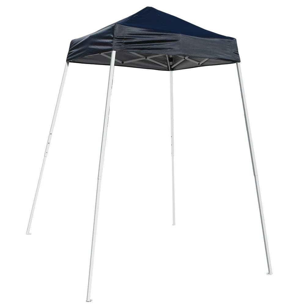 AMERICAN PHOENIX 5x5 Multi Color [Slant Leg][White Frame ] Light Weight Portable Event Canopy Tent. Shade Commercial Party Canopy Tent Easy Pop Up (Black)