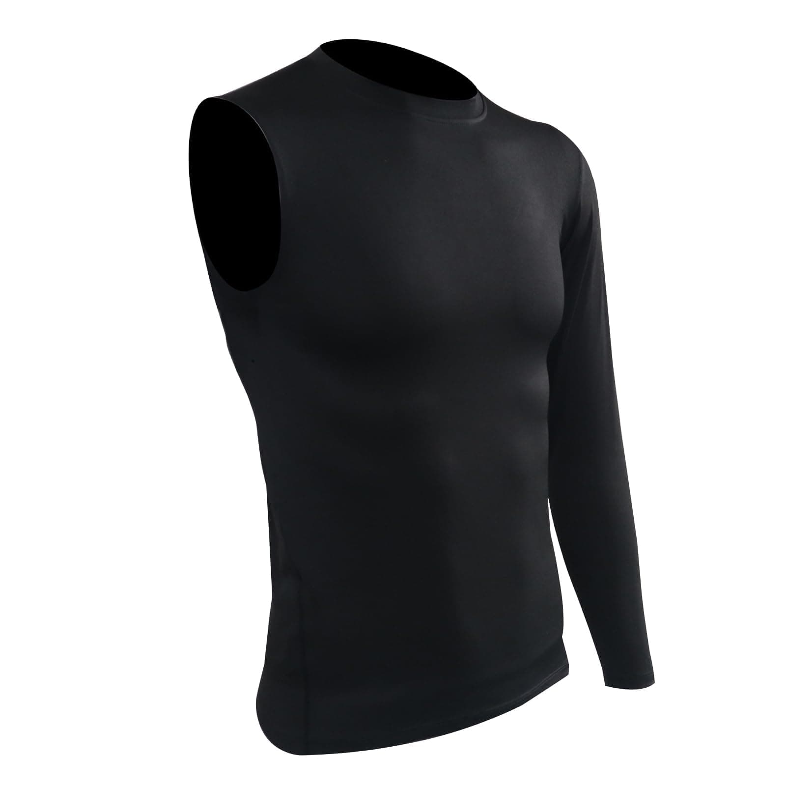 Mens Single Sleeve Compression Shirts One Arm 1/2 Long Sleeve Base Layer Quick Dry Workout Basketball Top