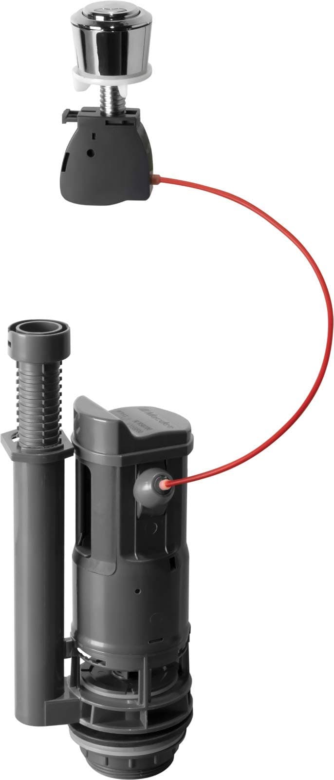 GenericMacdee Dual Flush Outlet Valve, 2" & 1.5" Bases, Adjustable Internal Overflow, WRAS Approved