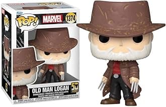 Pop Wolverine 50th Anniversary + Protector: Pop! Marvel Comics Vinyl Figure (Gift Set Bundled with ToyBop Brand Box Protector Collector Case) (Old Man Logan with Hat)