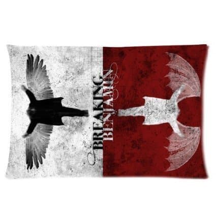 lternative Metal Breaking Benjamin Custom Zippered Soft Pillow Cases 16x24 (Two sides)