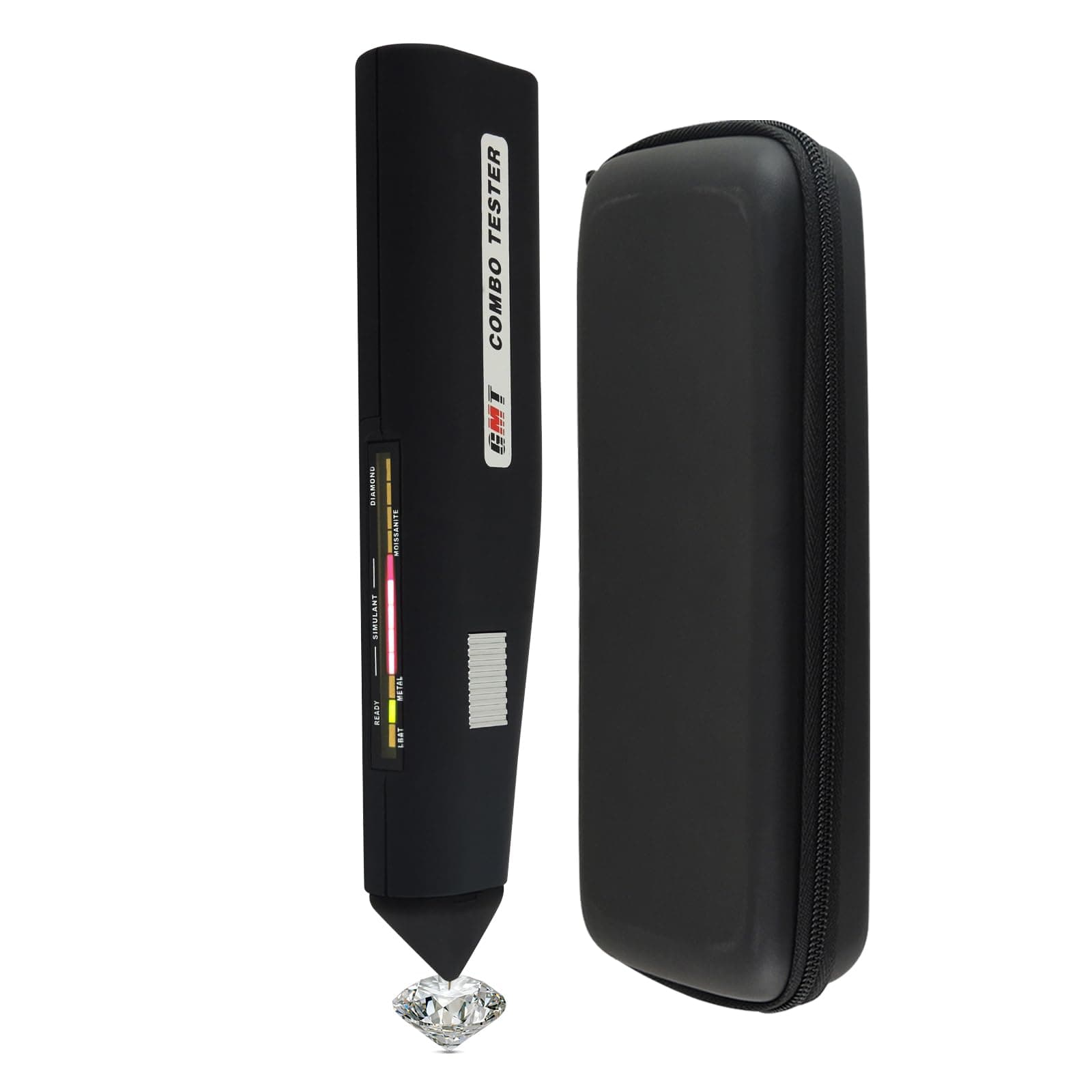 Diamond Tester Combo Diamond Detector Moissanite Tester Audible&Visual Alarm Diamond Checker Tool Professional Diamond Moissanite Tester Pen for Diamond Moissanite
