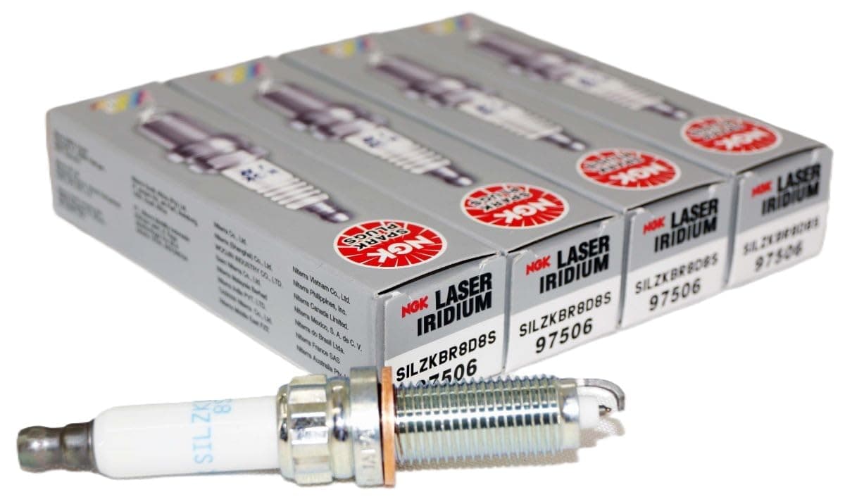 NGK silzkbr8d8s Spark Plug (97506 Laser Iridium), 4 Pack