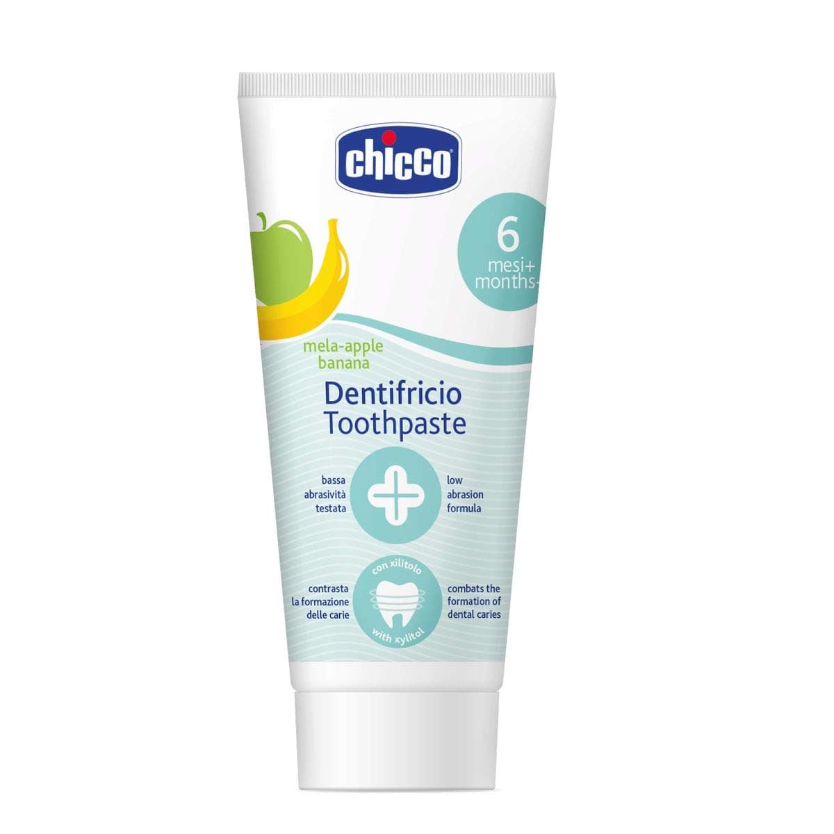 Chicco Apple-Banana Toothpaste With Fluoride 50Ml 6-24M