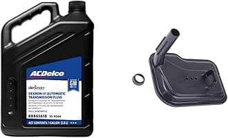 ACDelco Dexron VI Full Synthetic Automatic Transmission Fluid and Professional Automatic Transmission Filter Kit