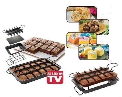 ULTIMATE BROWNIE PERFECT RECIPE CAKE BAKING PAN SET