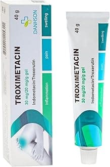 Troximetacin Pain Relief Gel | Topical for Relief of Joint Pain & Soreness and Swelling from Bruises | Muscle Pain Relief Gel | Ointment for Acute & Shooting Muscle Pain-40gm