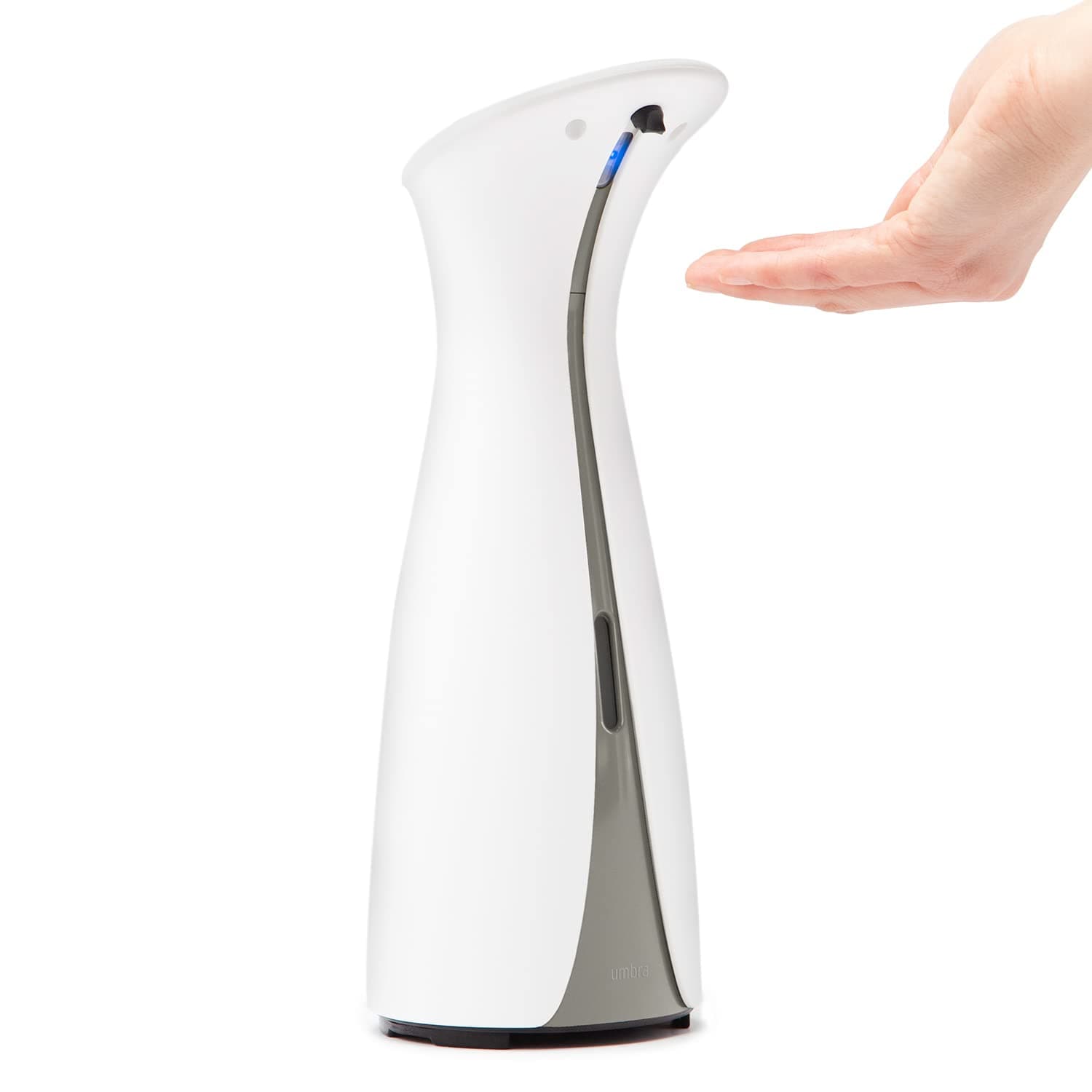 Umbra Otto Automatic Soap Dispenser Touchless, Hands Free Pump for Kitchen or Bathroom, 8.5 Fl Oz, White