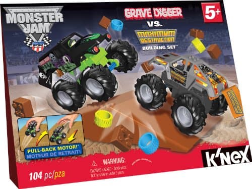 K'NEX Monster Jam Grave Digger versus Maximum Destruction Set