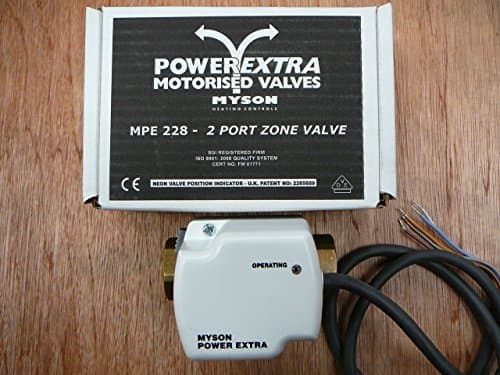 Myson MPE228 White Power Extra Zone Valve 28 mm, Heating