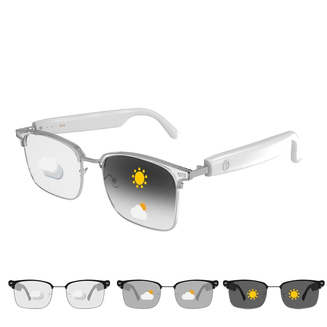 M9 Pro Smart Glasses Bluetooth, Bluetooth Sunglasses for Men, UV400 Polarized...