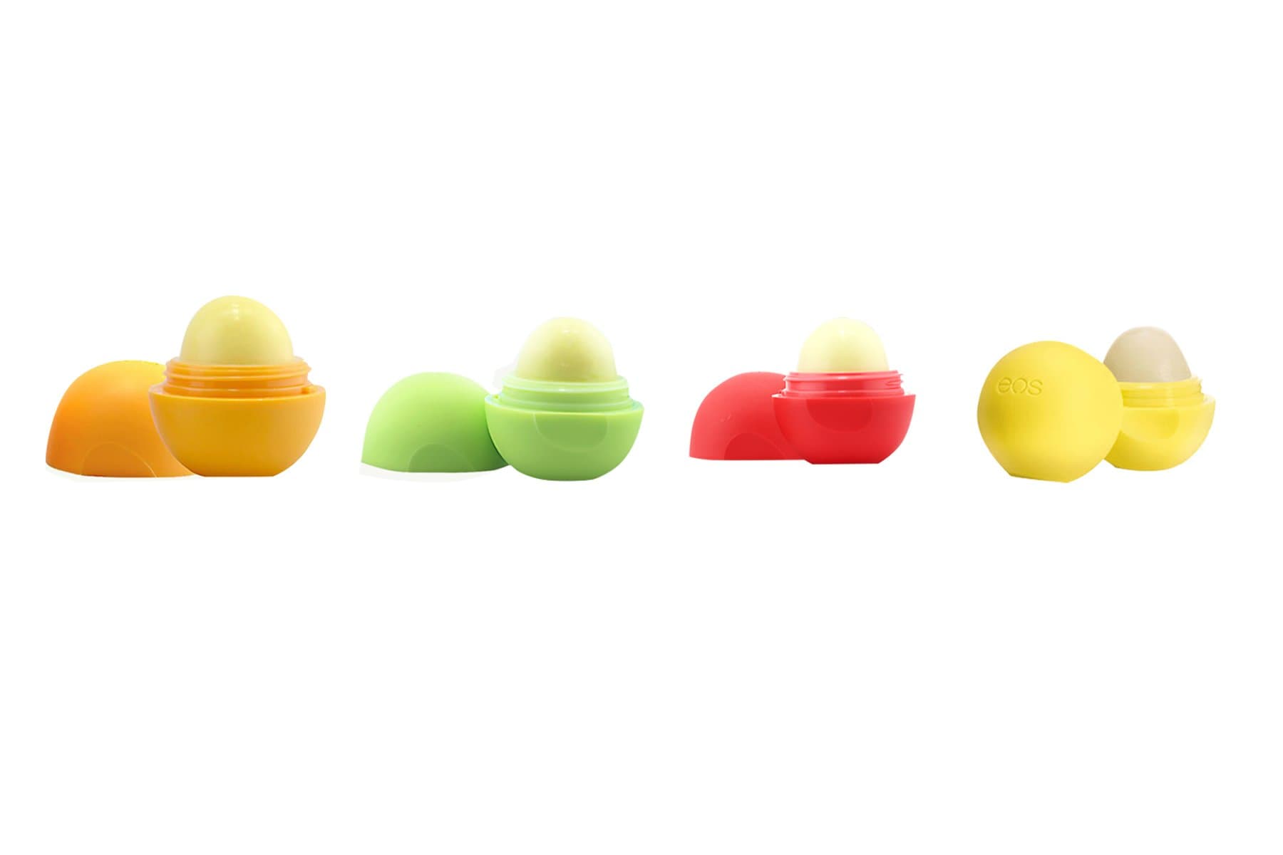 Lip Balm 4 pack Set - Summer Fruit, Lemon Drop, Tangerine, Honeydew