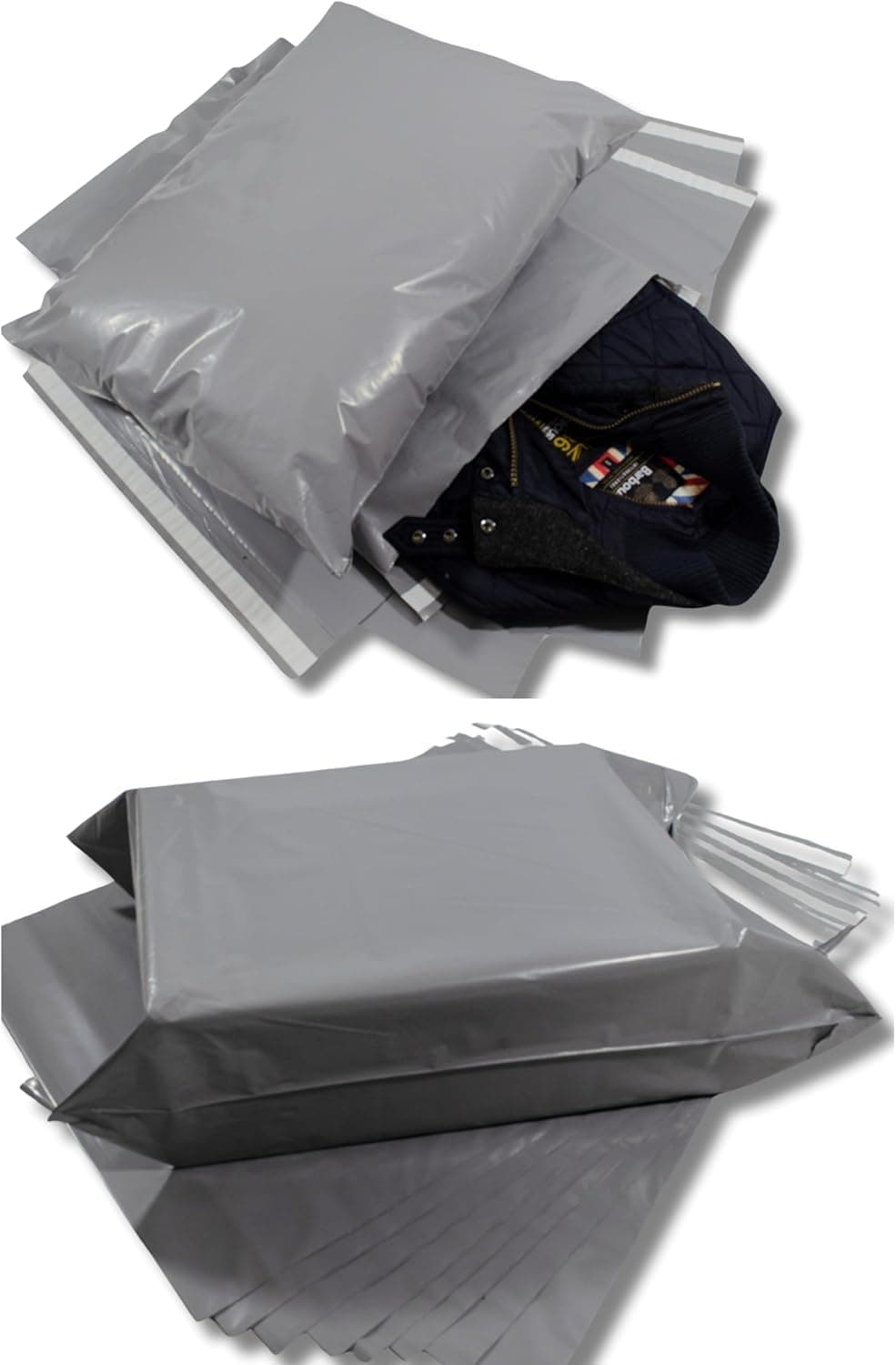 Large Self Seal Plastic Postage Bag 18” x 24” (45cm x 60cm) Heavy Duty Mailing Bag Extra Strong Plastic Envelopes for Packaging Large Parcels Clothes Bags Shoes – Postage Mail Sacks (5)