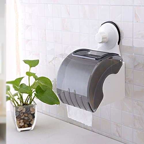ZAIG Chuck Waterproof Roll Holder Double Roll Stand Strong Suction Waterproof Toilet Paper Holder