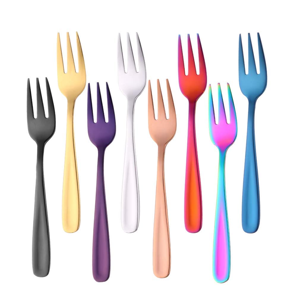 5.5 Inch Salad Forks Appetizer Forks Dessert Fork, Set of 8