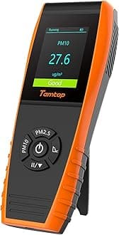 Temtop Air Quality Monitor Particle Detector PM2.5 PM10 Accurate Sensor Air Pollution Real Time Recording Tester for Home Office Indoor Outdoor P600