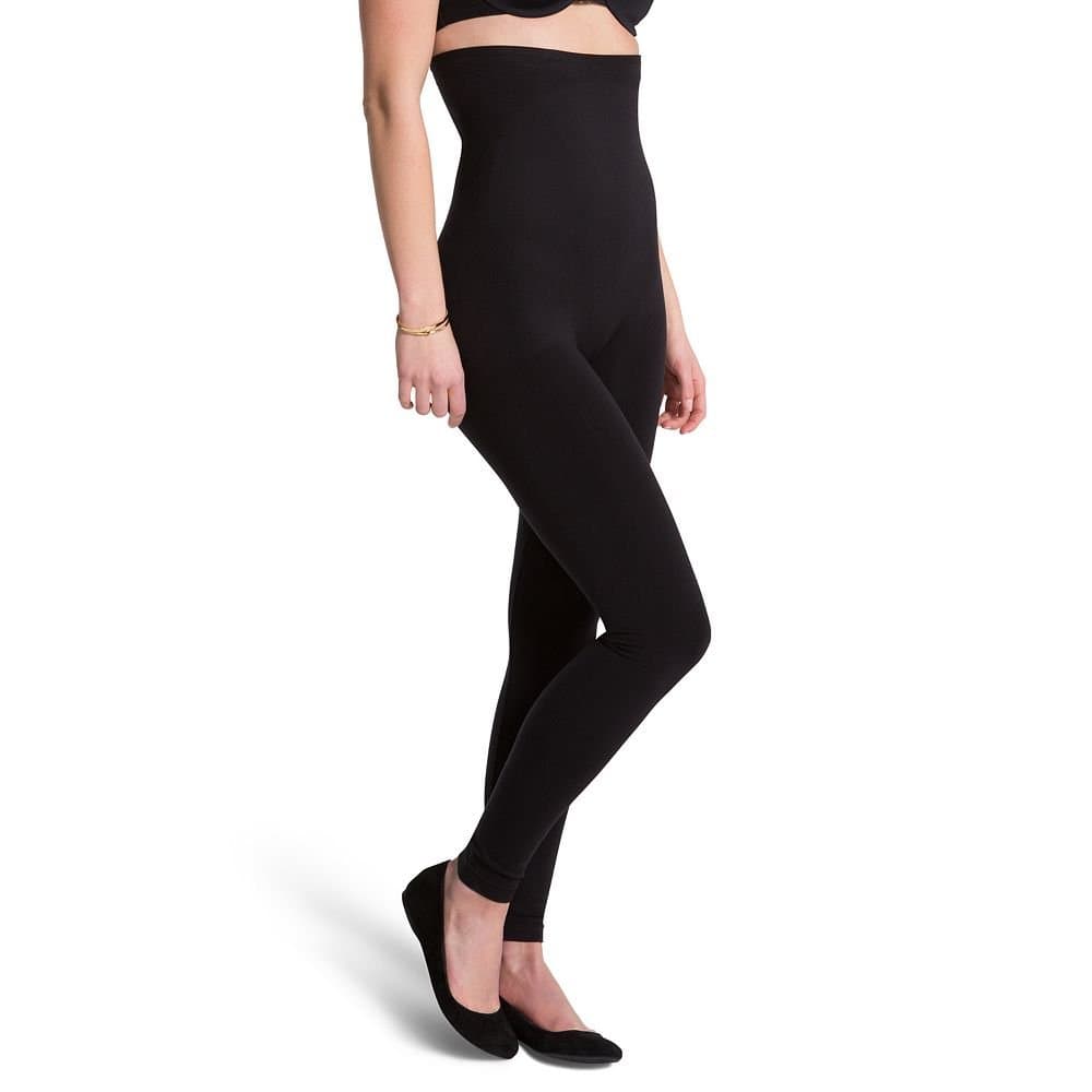 ASSETS Red Hot Label by Spanx High-Waist Seamless Leggings Black Medium