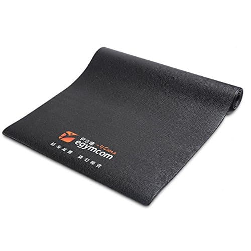 egymcom Treadmill Mat, Heavy Duty Eco-Friendly PVC Exercise Equipment Mat for Treadmill/Ski Machine/Exercise Bike Equipment, 2