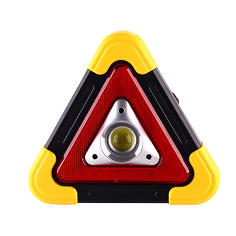 DIYARTS Warning Triangle for Cars, Breakdown Light, Car Warning Light, Car Road Emergency Lamp, Emergency Safety Triangle Stop Sign, Road Safety Emergency Breakdown Alarm Lamp, Portable Flashing Light