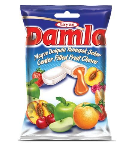 Damla Assorted Soft Candy 90 g / 3.17 oz