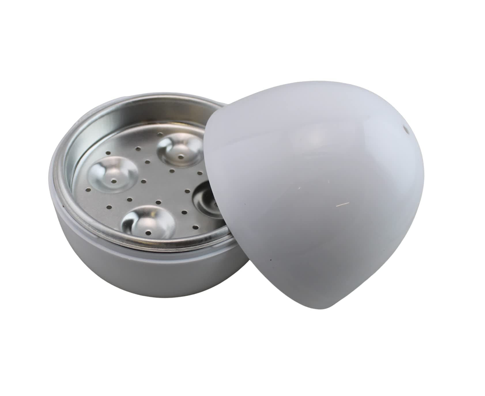 Dependable Industries inc. Essentials Microwave Egg Boiler Cooker Hard or Soft Boiled Eggs BPA Free Cook Up To 4 Eggs In Minutes Food-Grade