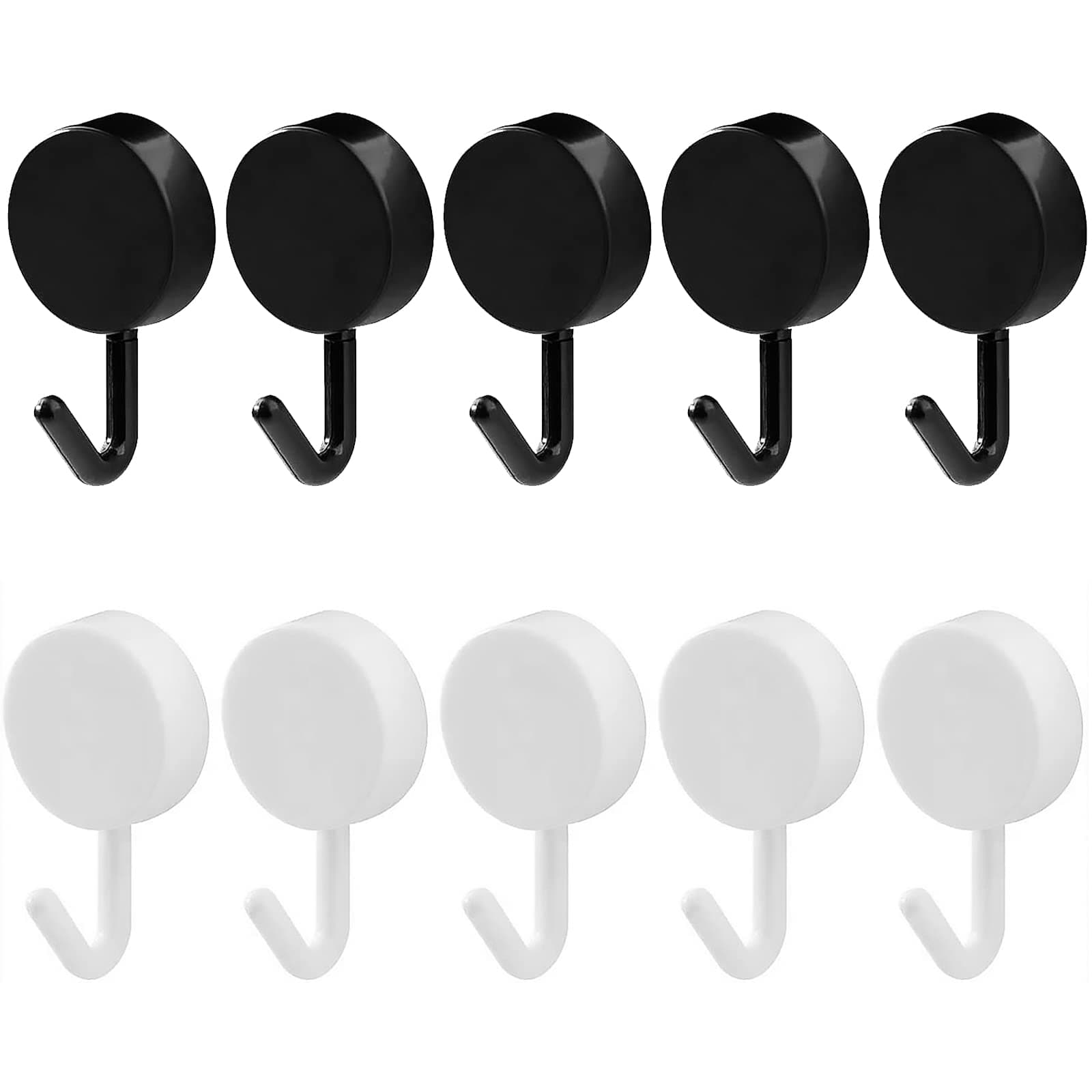 10pcs Self Adhesive Wall Hooks Damage-Free Hanging Wall Hooks Towel Hooks Coat Hooks Key Hooks for Home, Kitchen, Bathroom Bracket, Office