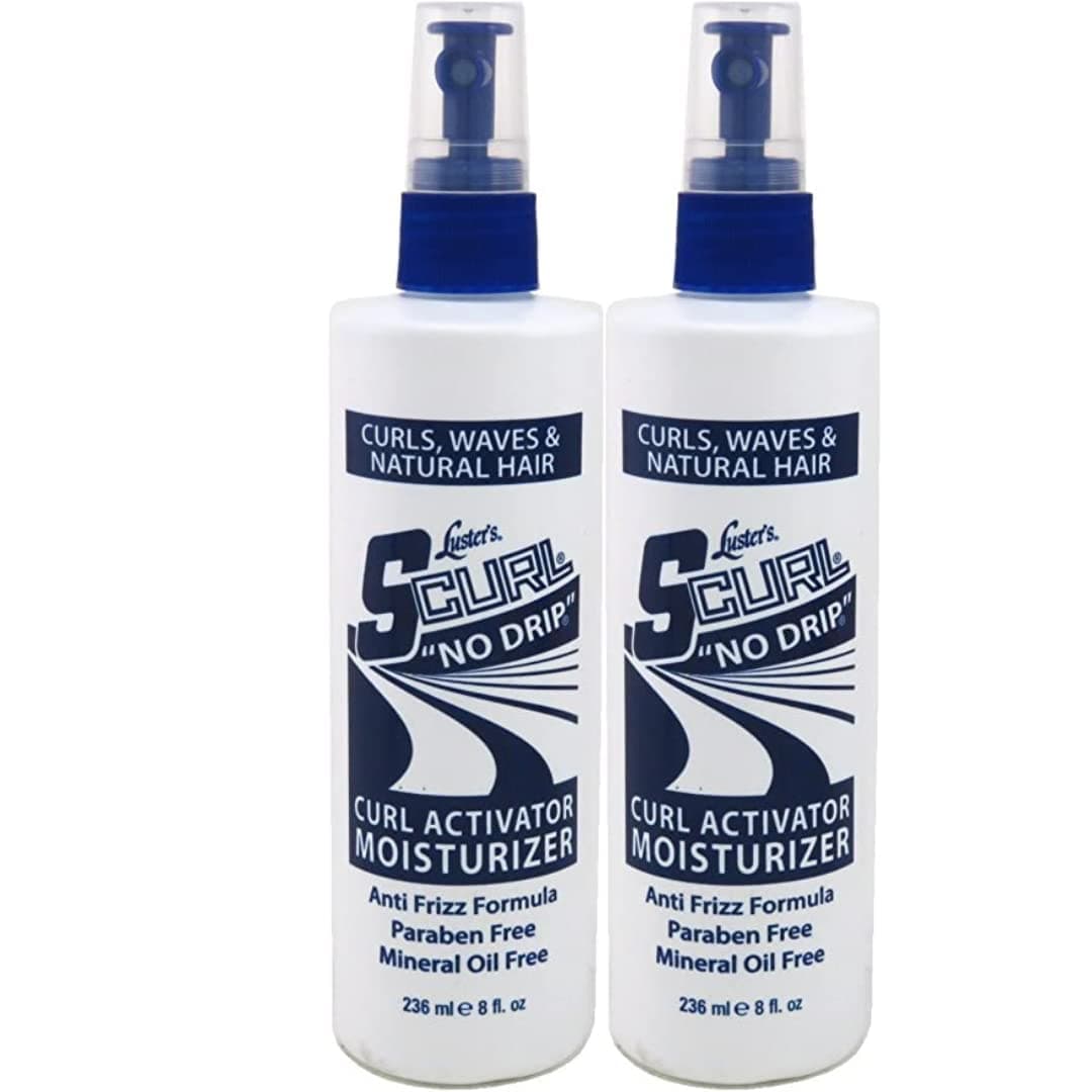 Luster's S-Curl Activator/Moisture-No Drip, 8 oz (235 Ml) (2 Pack)