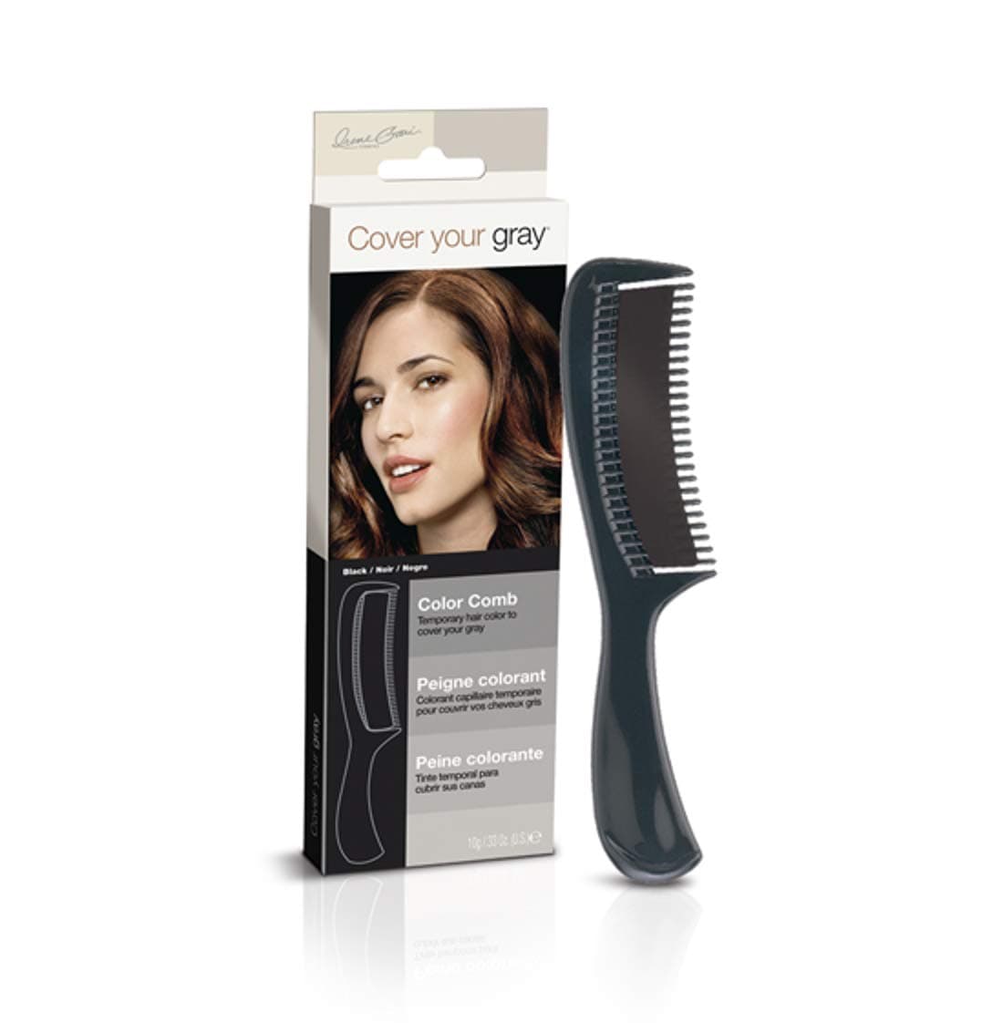 Cover Your Gray Color Comb Black
