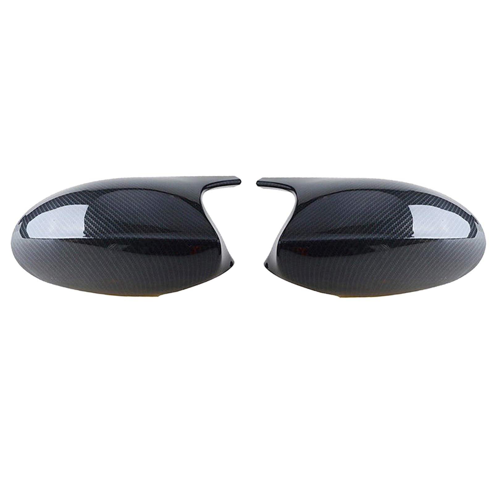 Carbon Fiber Pattern Side Mirror Cover Caps Compatible with BMW 2005-2008 E90 E91 / 2006-2009 E92 E93 PRE-LCI