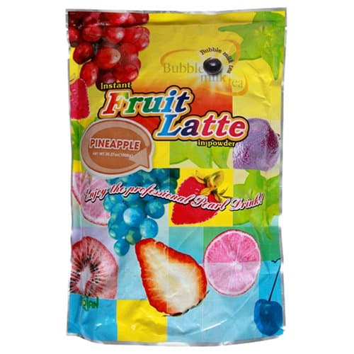 Trojan Instant Fruit Latte Bubble Tea Milk Powder, Pineapple, 2.2-Pound Bags (Pack of 2)
