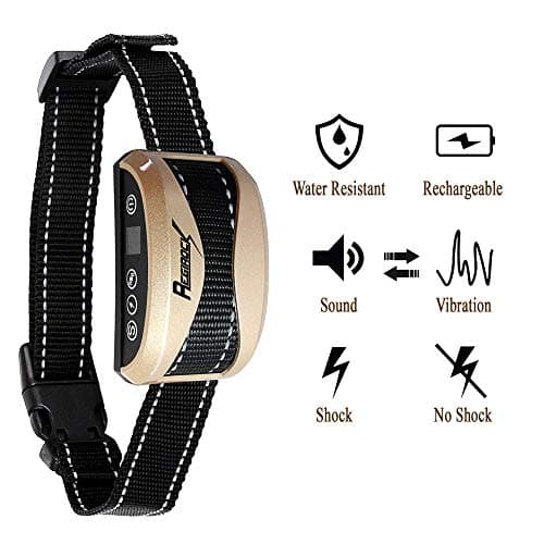 JANNIK 2019 Upgrade Version Barking Control Collar - Rechargeable & Rainproof  - 7 Levels Sensitivity