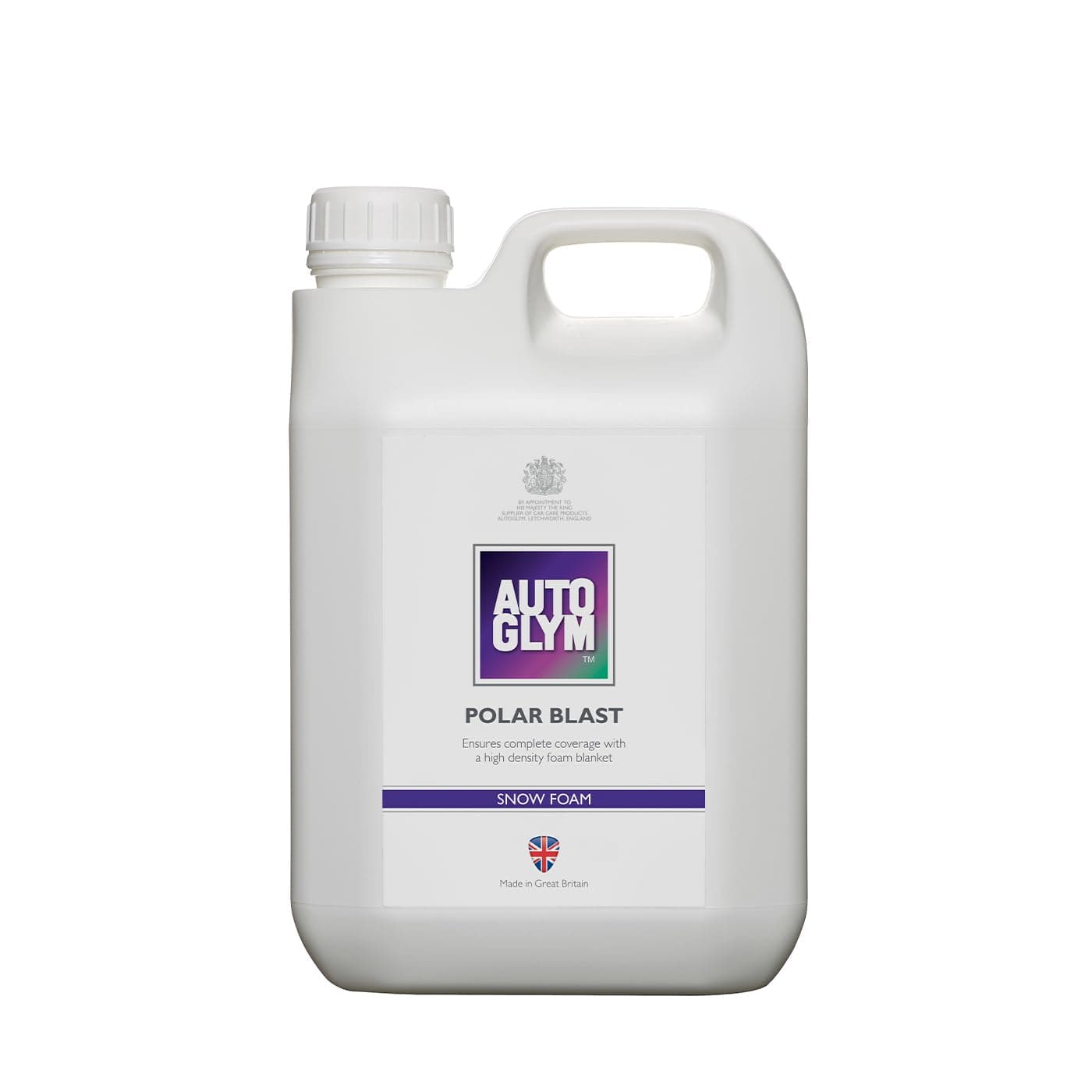 Autoglym Polar Blast, 2.5L Concentrate Extra Thick Snow Foam (15L when diluted) Softens dirt in advance of wash, pH Neutral Car Shampoo Suitable For All Paint Types