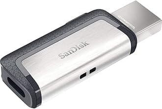 SanDisk - SDDDC2-128G-G46 128GB Ultra Dual Drive USB Type-C USB-C, 3.1 Gray