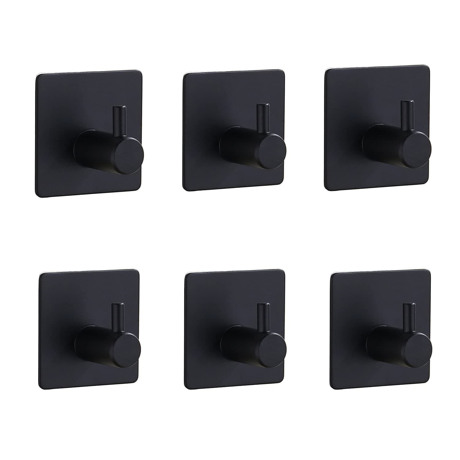 Wall Coat Hook Rack with Robe Hooks Heavy Duty Towel Hanger for Bathrooms, Coat Hooks Wall Mounted, Garage And Kitchen Organization And Storage Clear,b