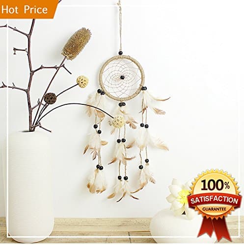 Dream Catcher Handmade Wall Hanging Home Decor 4.3" Diameter 14.5" Long