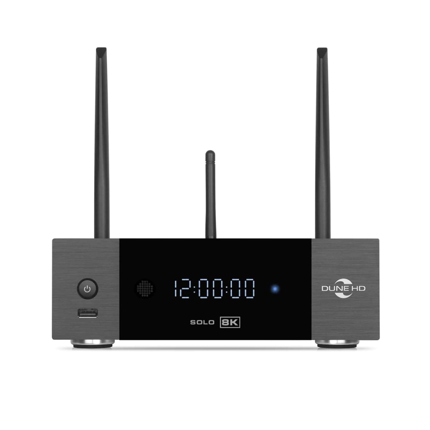 Dune HD Solo 8K, Media Player, Android Box, HD Audio, BT 5.2, WiFi6, 1Gbit, USB 3.0, 8GB + 64GB, 3.5 HDD Rack, Optical + Coaxial S/PDIF, 8Kp60, 4K, 1080p, VS10 Engine